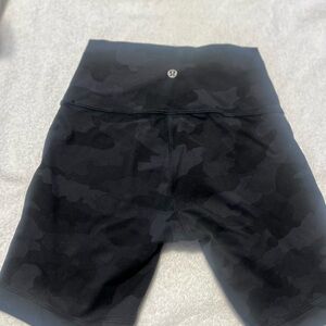lululemon athletica Black Camo Athletic Shorts